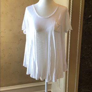 🔥🔥🔥Anthropology t.la White Teeshirt Top